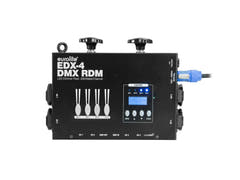 EUROLITE Sarja 4x PAR-16 Spot bk dim2warm + EDX-4 DMX RDM LED Dimmer Pack