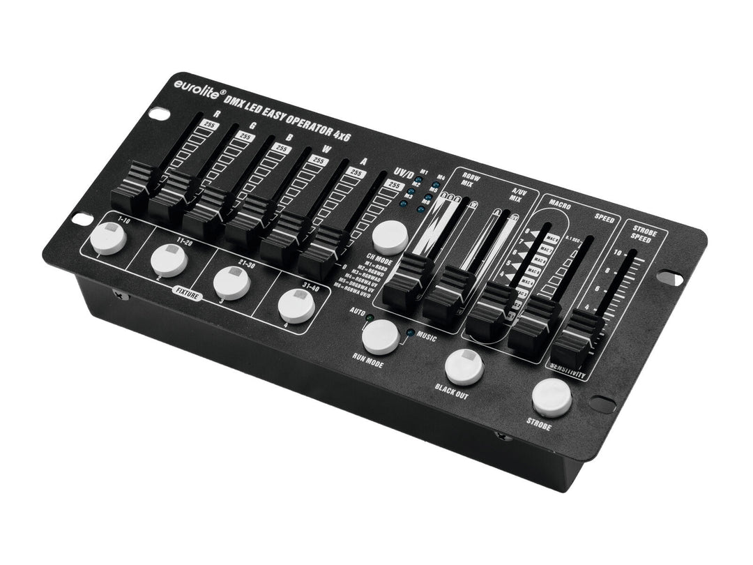 EUROLITE Setti 4x LED PAR-56 HCL bk + Kotelo + Ohjain