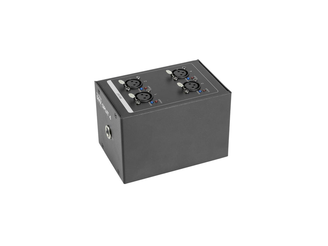 EUROLITE DMX Split 4 Mini -jakaja, 3-napainen