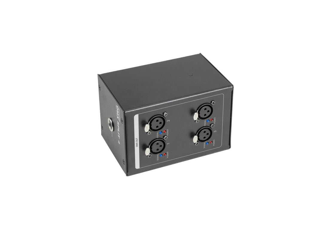 EUROLITE DMX Split 4 Mini -jakaja, 3-napainen