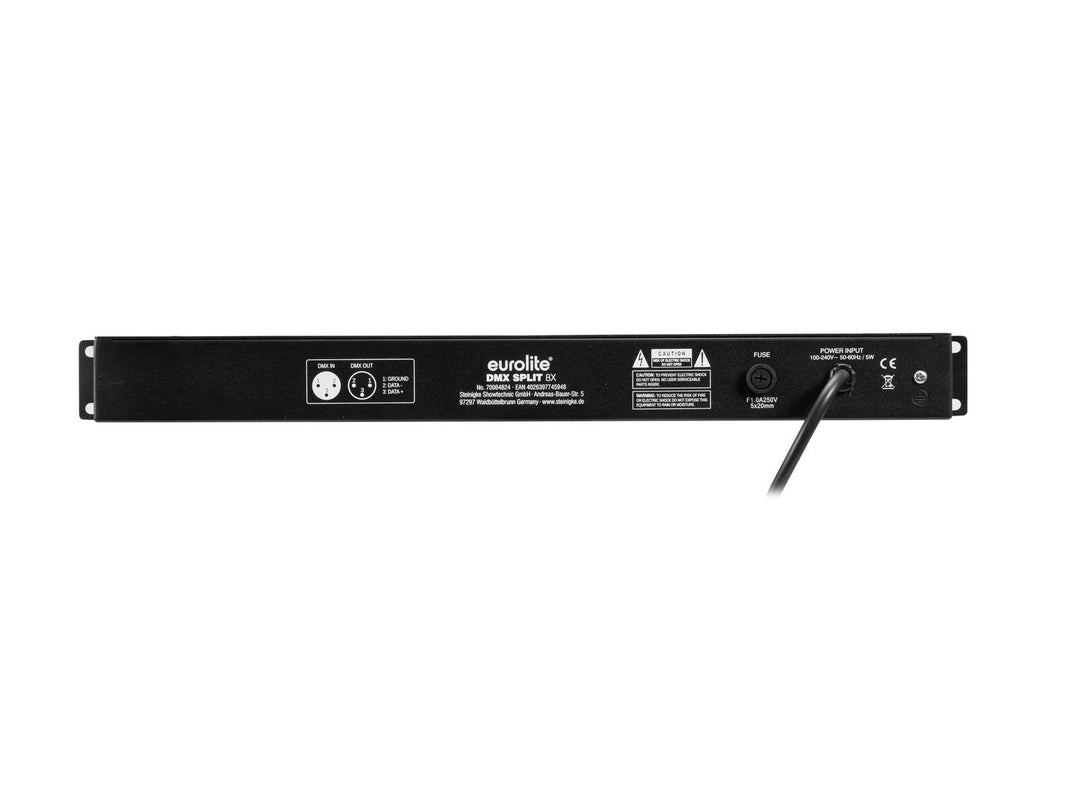 EUROLITE DMX Split 8X -jakaja, 3-napainen