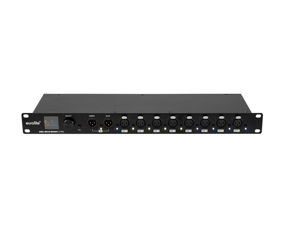 EUROLITE DMX Split/Boost 8 PRO 3-pin