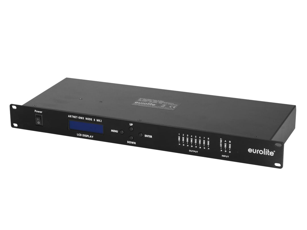 EUROLITE Art-Net/DMX -solmu 8 MK2