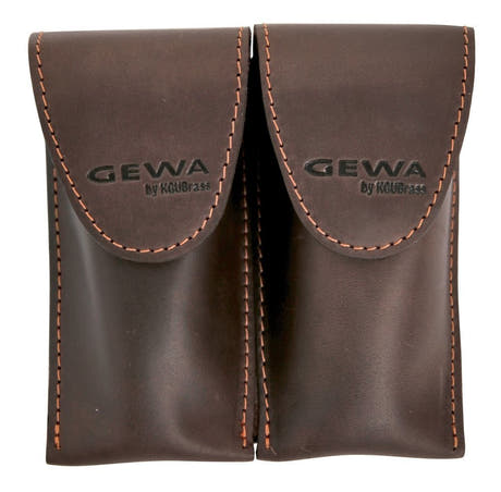 GEWA Crazy Horse Trombone Double til 2 basunmundstykker, brun