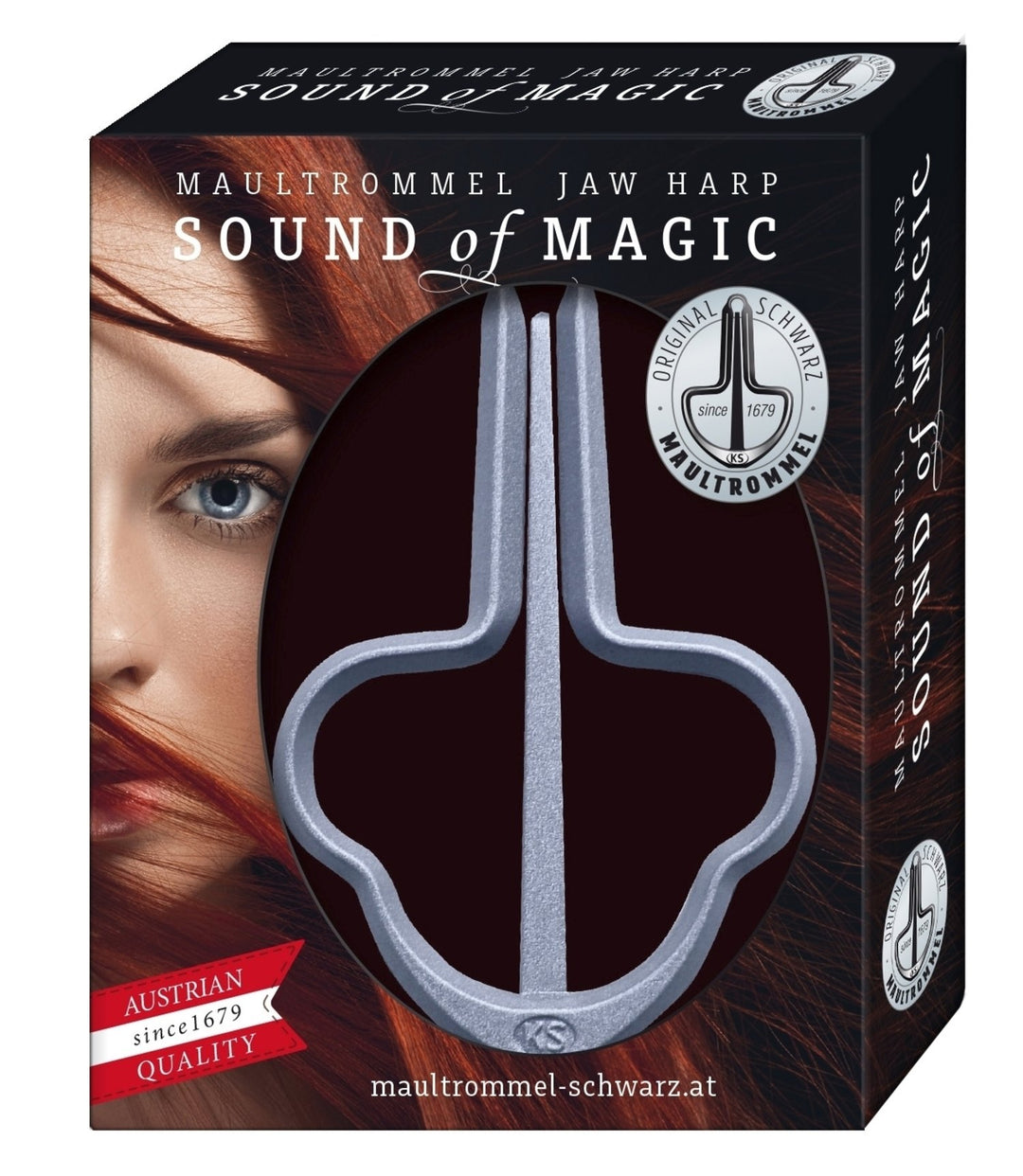 Original Schwarz Juutalainen harppu JOY HARP - 82mm, nro 15