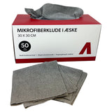 Mikrokuituliinat laatikossa, 30x30cm, 180gsm, 50 kpl