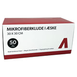 Mikrokuituliinat laatikossa, 30x30cm, 180gsm, 50 kpl