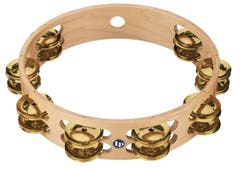 Latin Pundistussoittimet Tambourine Pro 10 in Double Row - LP380B-BR (LP380B-BR)