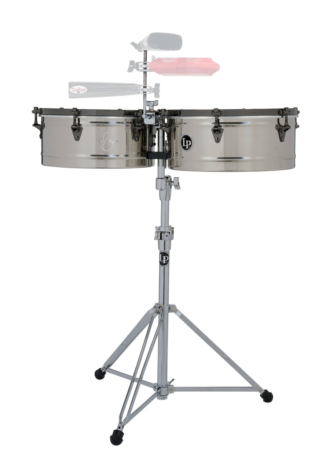 Latin Pundistussoittimet Timbales E-Class Ruostumaton teräs - 14"/15" (LP1415-EC)