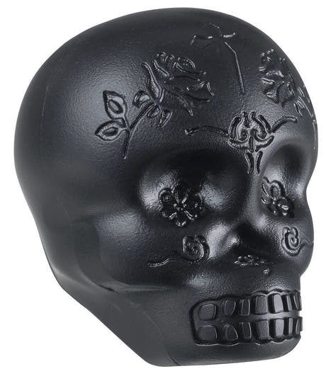 LP Sugar Skull LP006-BK pääkallon muotoinen shaker, musta