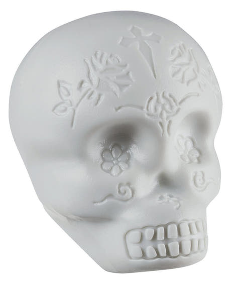 LP Sugar Skull LP006-GLO -pääkallon muotoinen shaker, hohtava