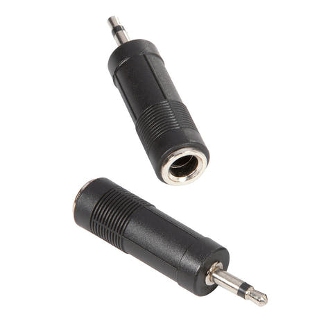 Adapteri Audio Liitin 6.3 mm Mono Jack Naaras 3.5 mm Mono Jack