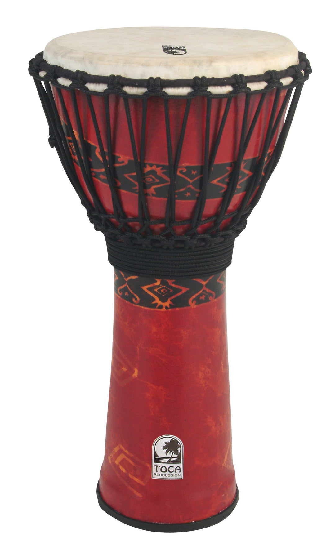 Toca Djembe Freestyle köysivirityksellä - Bali Red (SFDJ-12RP)