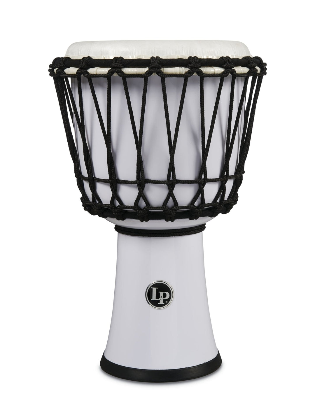Latin Pundistussoittimet Djembe World 7-inch Rope Tuned Circle - White (LP1607WH)