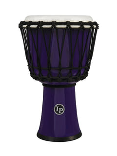 Latin Percussion Djembe World 7-tuumainen köysivirityksinen Circle - violetti (LP1607PL)