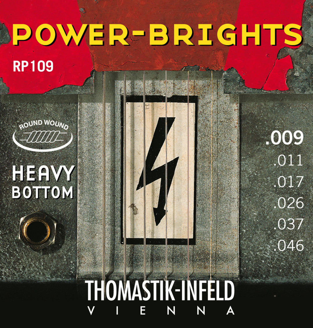 Thomastik-Infeld Kielet sähkökitaralle Power Brights Series - Set 009 heavy (RP109)