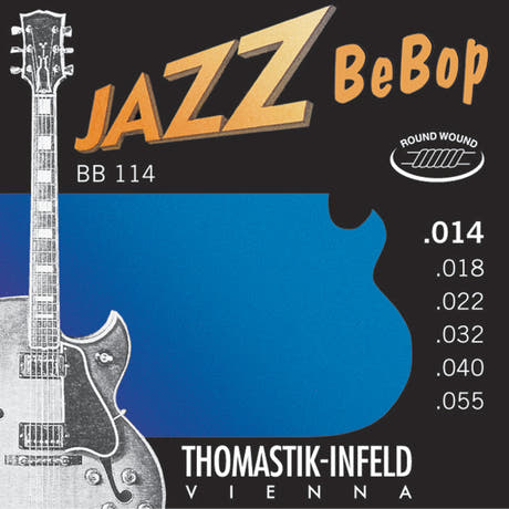 Thomastik-Infeld Jazz BeBop BB114 -sähkökitarasetti, roundwound, Medium