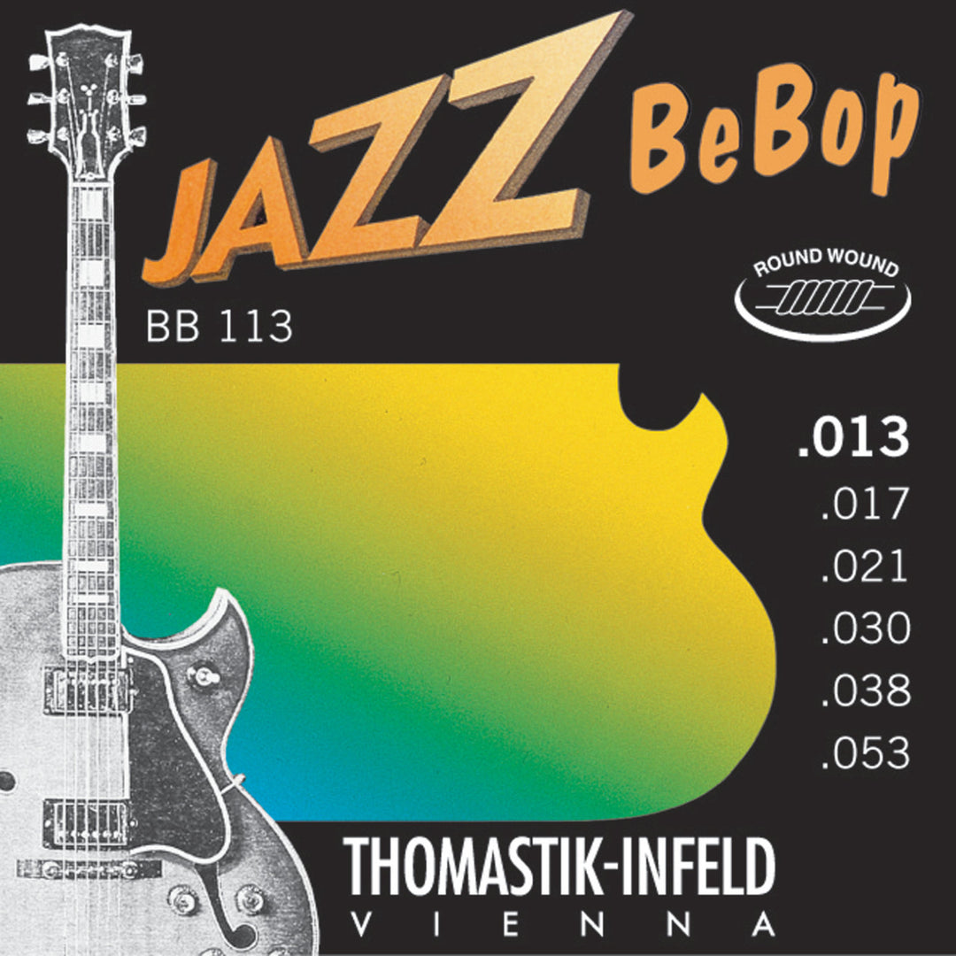 Thomastik-Infeld Kielit sähkökitaraan Jazz BeBob series nickel round wound - Set 013rw (BB113)