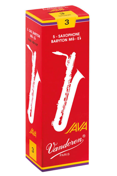 Vandoren Reeds Baritonisaksofoni Java Filed Red - 2 1/2