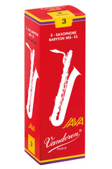 Vandoren Reeds Baritone Saxophone Java Filed Red - 2 1/2