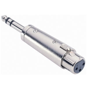 Adapteri Audio Stik 6.3 mm Jack Stereo Uros XLR Naaras