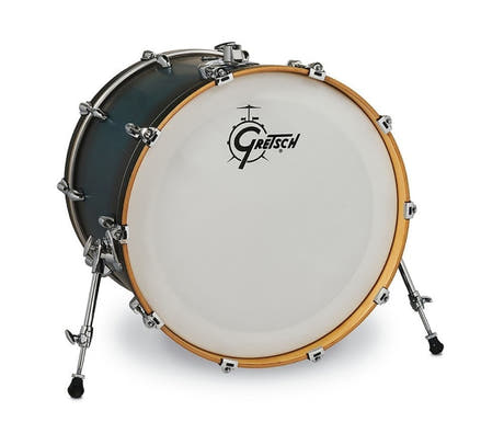 Gretsch Renown Maple bassorumpu 22" x 18", Satin Antique Blue Burst