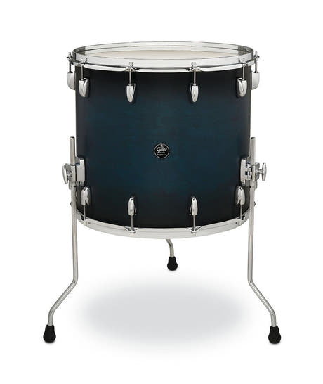 Gretsch Renown Maple -lattiatomi 18" x 16", Satin Antique Blue Burst