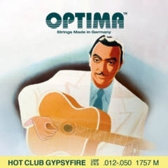 Optima Strings for Acoustic Kitarat Hot Club Gypsyfire hopeapinnoitettu - Setti silmukkapäällä (1757M)