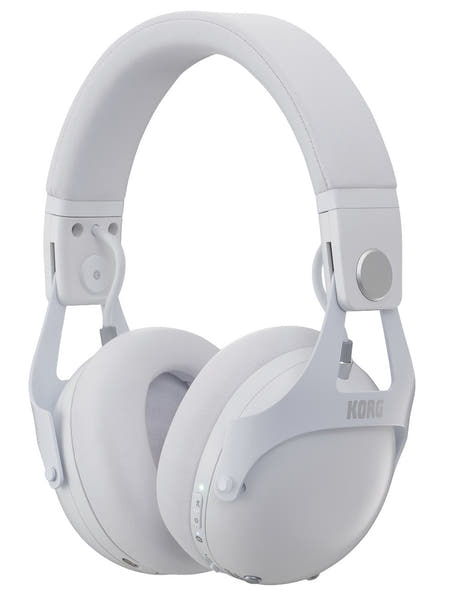 KORG NC-Q1-WH Älykkäät melunvaimennuksella varustetut DJ-kuulokkeet, White