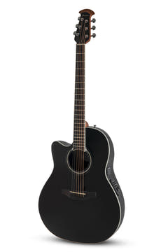 Ovation sähköakustinen Guitar Celebrity CS Standard Mid Cutaway – Black (CS24L-5G-G)