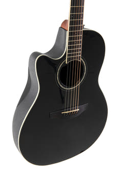 Ovation sähköakustinen Guitar Celebrity CS Standard Mid Cutaway – Black (CS24L-5G-G)