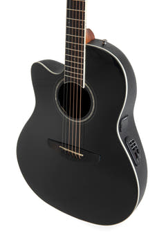 Ovation sähköakustinen Guitar Celebrity CS Standard Mid Cutaway – Black (CS24L-5G-G)