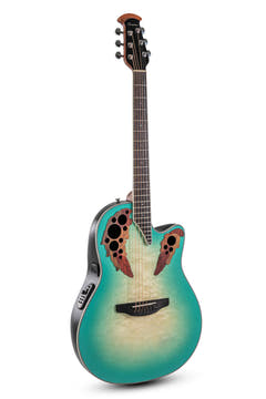 Ovation E-Acoustic Kitarat Celebrity Elite Plus Mid Cutaway - Mintburst (CE44X-9B-G)