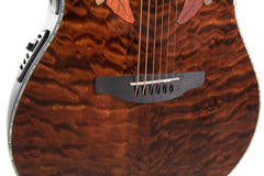 Ovation E-akustiset Kitarat Celebrity Elite Plus Mid Cutaway - Dark Tiger Eye (CE44P-TGE-G)