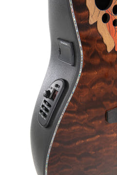 Ovation E-akustiset Kitarat Celebrity Elite Plus Mid Cutaway - Dark Tiger Eye (CE44P-TGE-G)