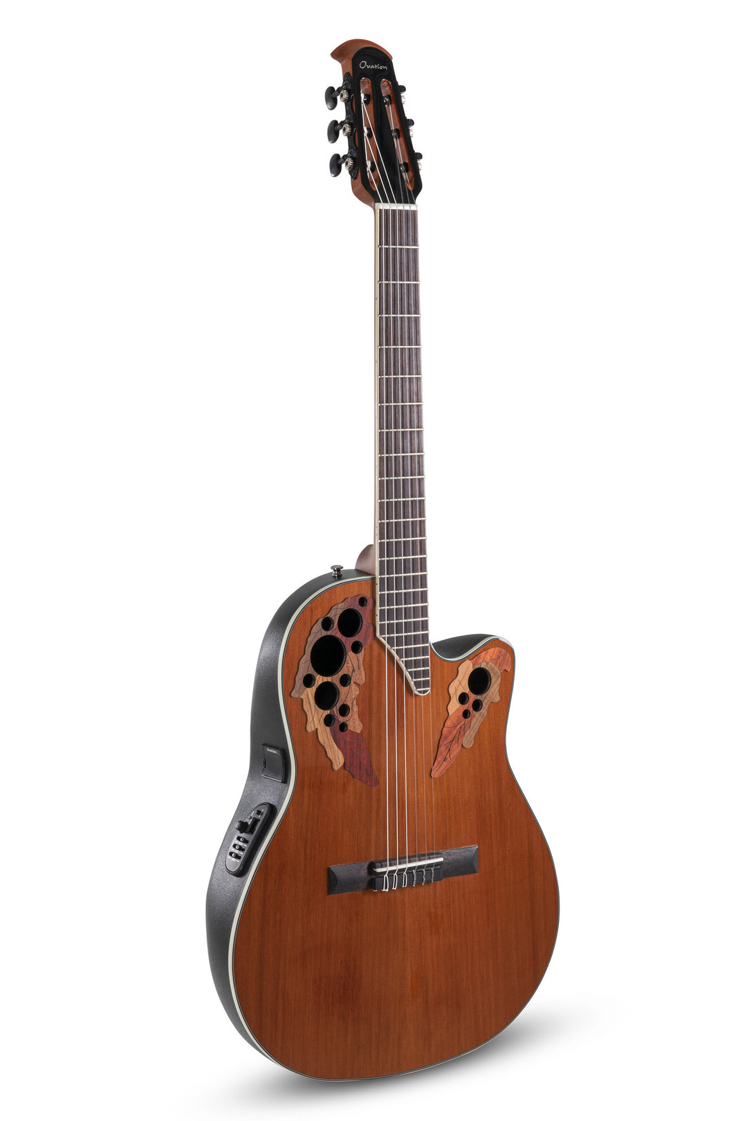 Ovation E-Acoustic klassinen kitara Celebrity MS Classic Nylon - Natural Gloss (CE44C-4A-G)