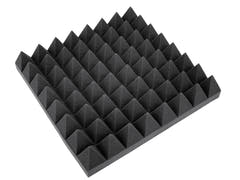 OMNITRONIC Akustinen vaahto, Pyramidi 100mm, 50x50cm
