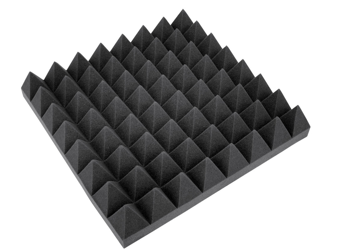 OMNITRONIC Akustinen vaahto, Pyramidi 100mm, 50x50cm