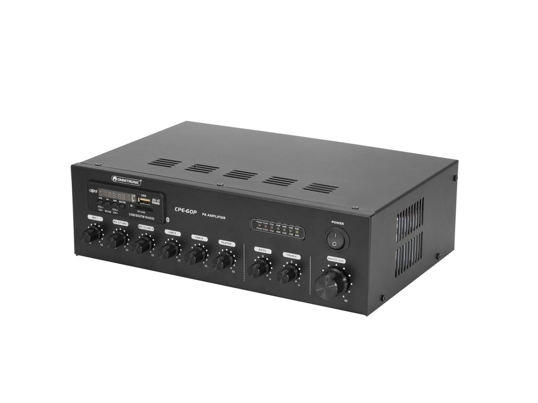 OMNITRONIC CPE-60P PA-sekoitusvahvistin