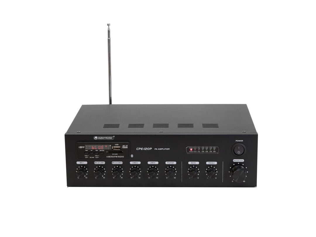 OMNITRONIC CPE-120P PA-sekoitusvahvistin