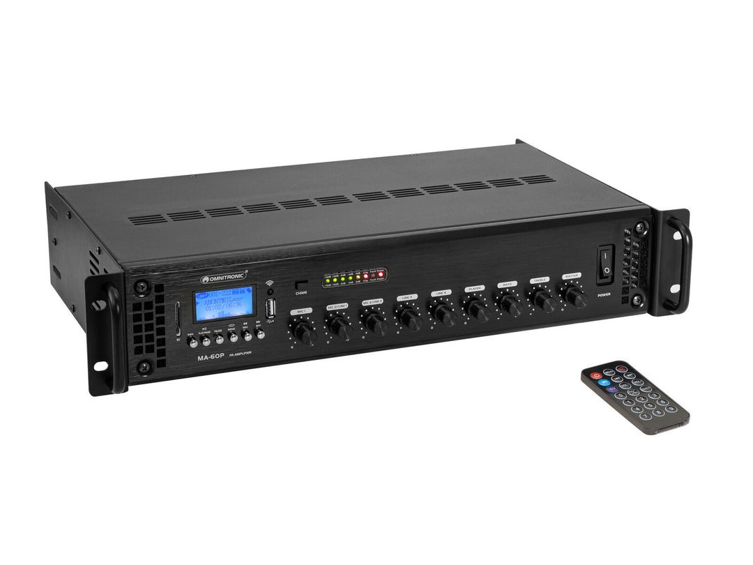 OMNITRONIC MA-60P PA-sekoitusvahvistin