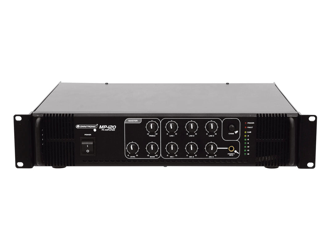 OMNITRONIC MP-120 PA-miksausvahvistin