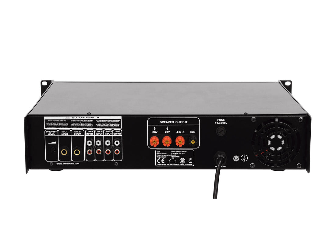 OMNITRONIC MP-120 PA-miksausvahvistin
