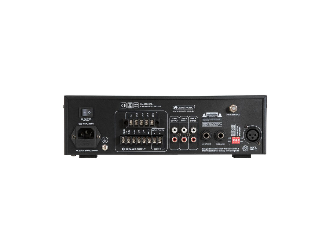 OMNITRONIC CPZ-120P PA-miksausvahvistin