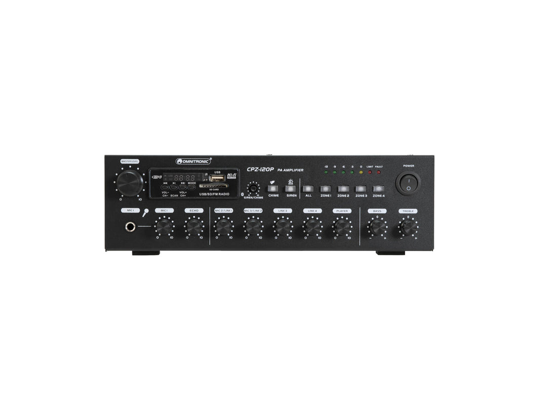 OMNITRONIC CPZ-120P PA-miksausvahvistin