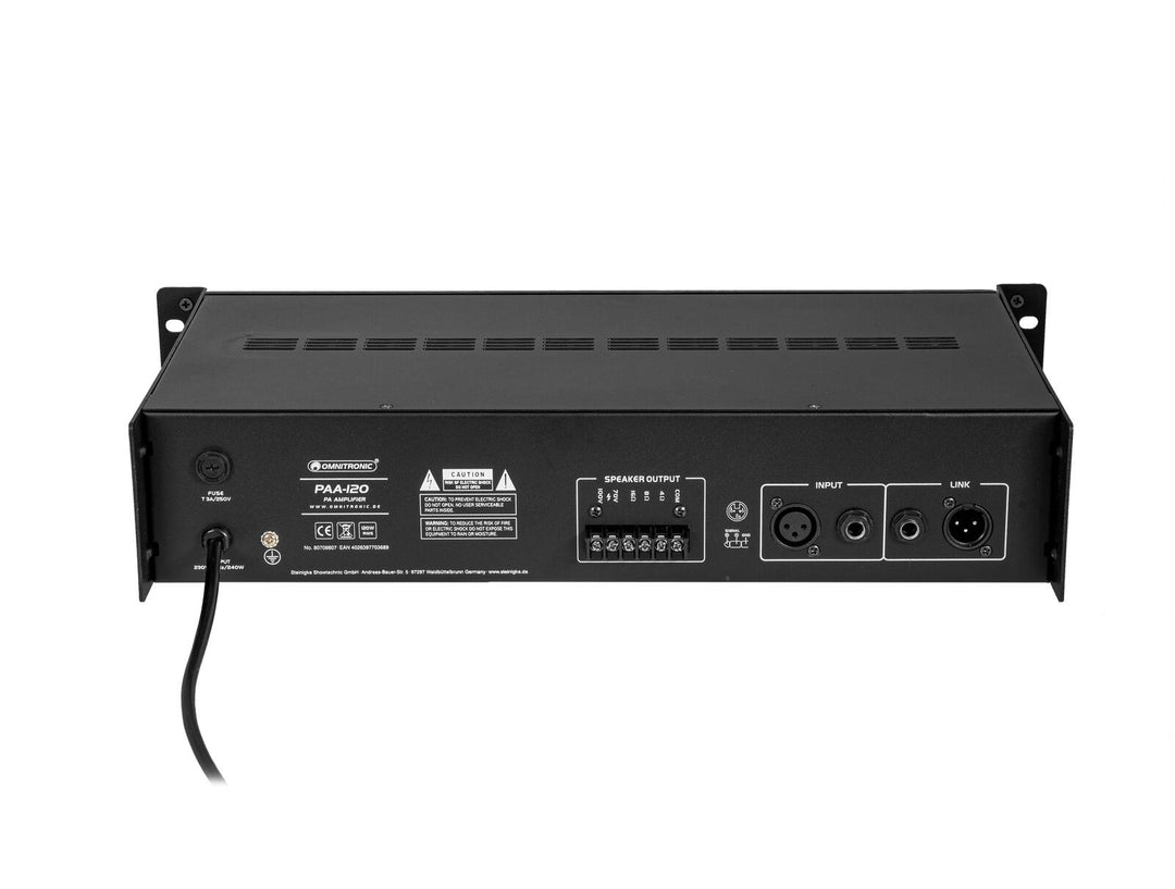 OMNITRONIC PAA-120 PA-vahvistin