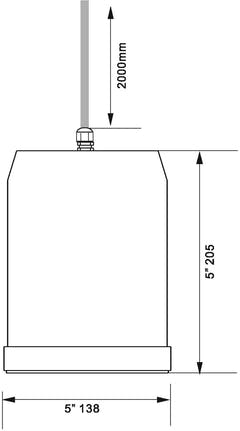 OMNITRONIC WP-10W kattokaiutin