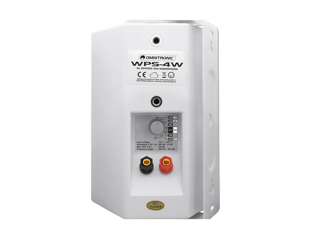 OMNITRONIC WPS-4W PA Seinäkaiutin