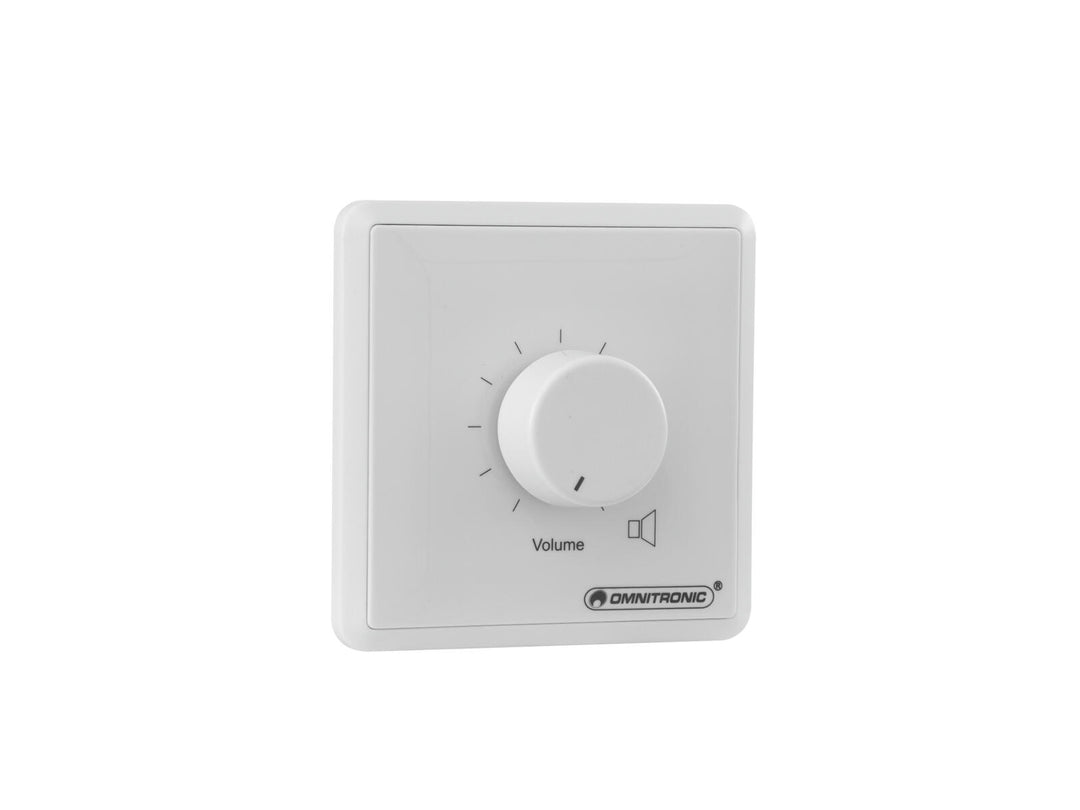 OMNITRONIC PA-äänenvoimakkuussäädin, 20 W mono wh