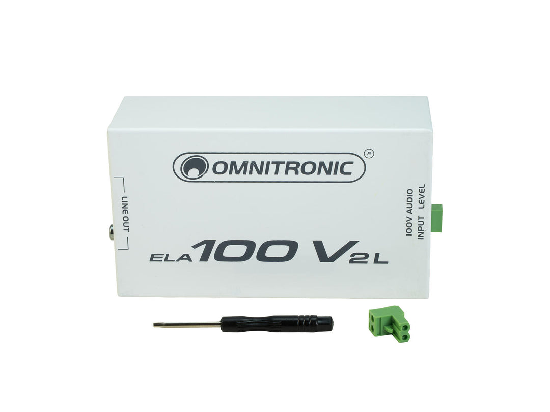 OMNITRONIC ELA-100V-2-L Muuntaja